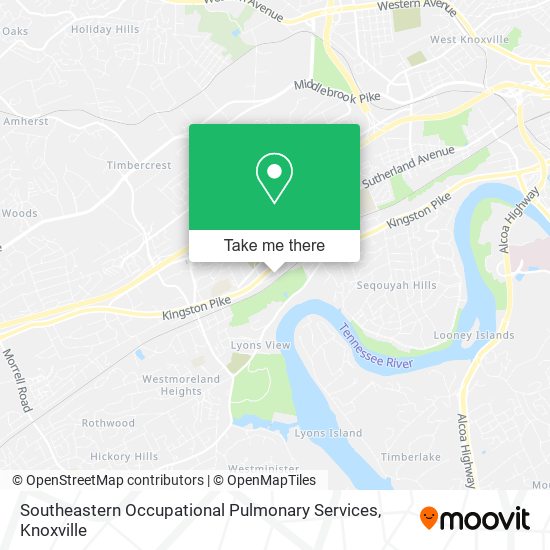 Southeastern Occupational Pulmonary Services map
