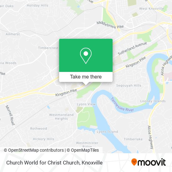 Church World for Christ Church map