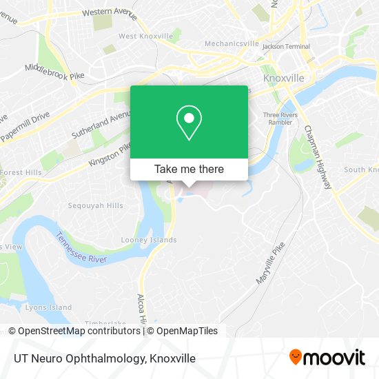 UT Neuro Ophthalmology map