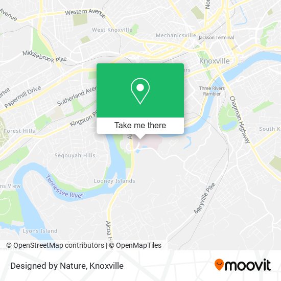 Mapa de Designed by Nature