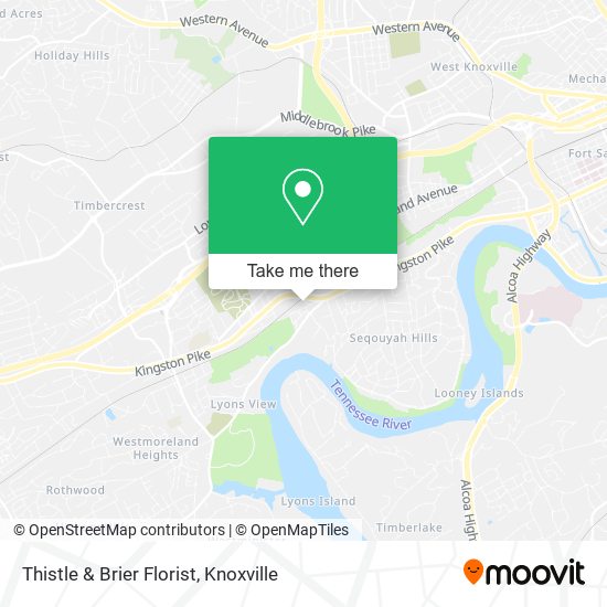 Thistle & Brier Florist map