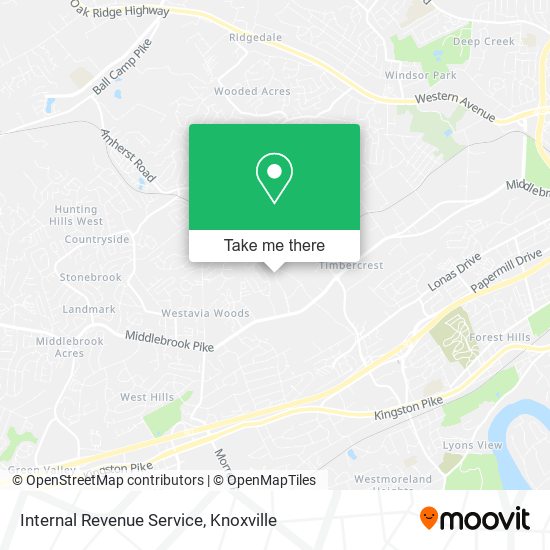 Internal Revenue Service map