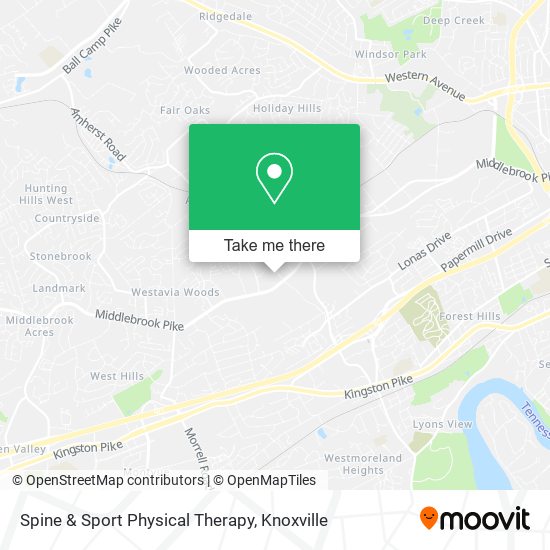 Mapa de Spine & Sport Physical Therapy