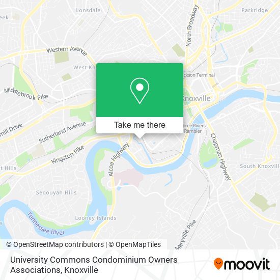 Mapa de University Commons Condominium Owners Associations