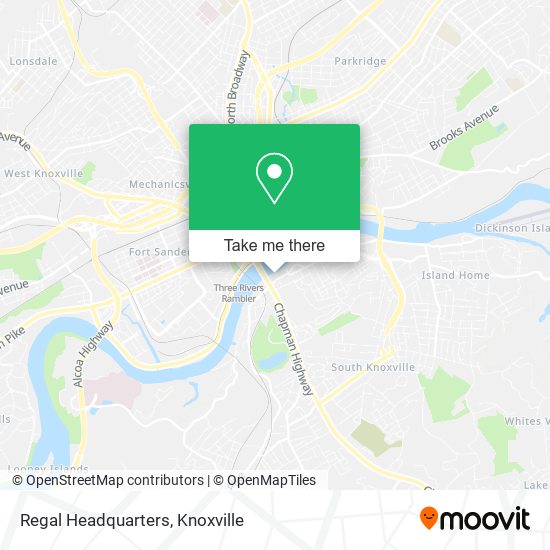 Regal Headquarters map
