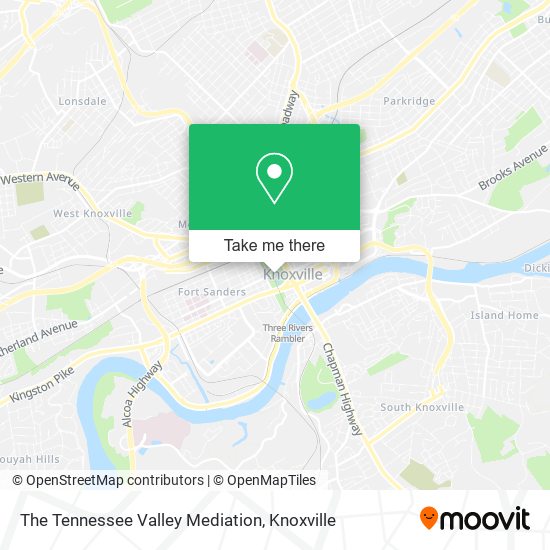 The Tennessee Valley Mediation map