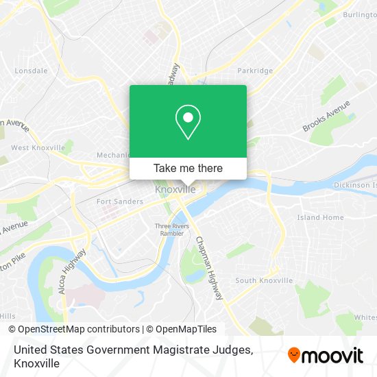 United States Government Magistrate Judges map