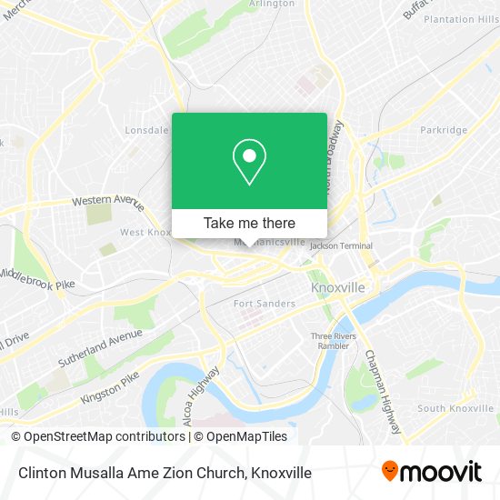 Clinton Musalla Ame Zion Church map