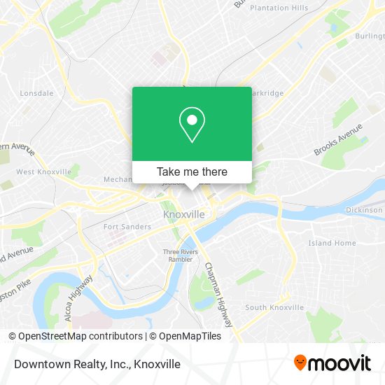 Downtown Realty, Inc. map