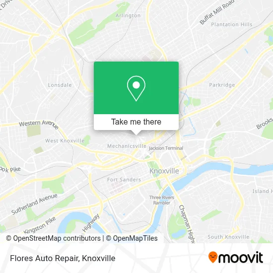Flores Auto Repair map