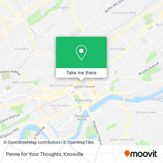 Penne for Your Thoughts map