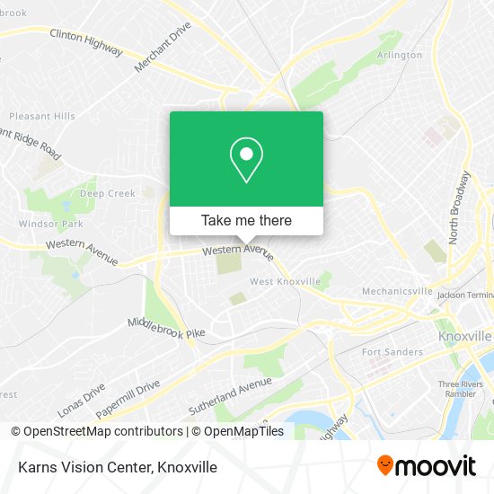 Karns Vision Center map