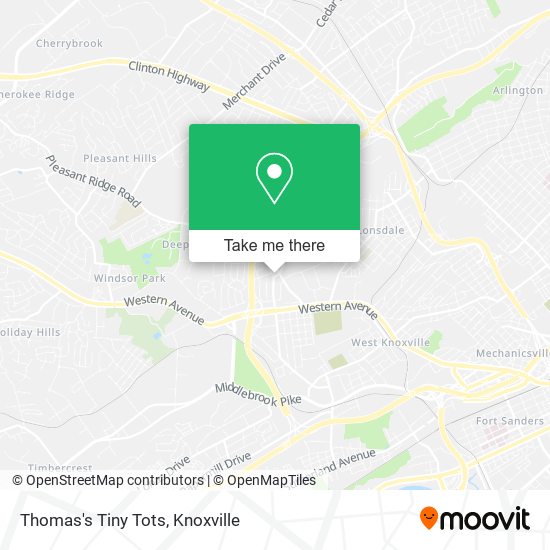 Mapa de Thomas's Tiny Tots