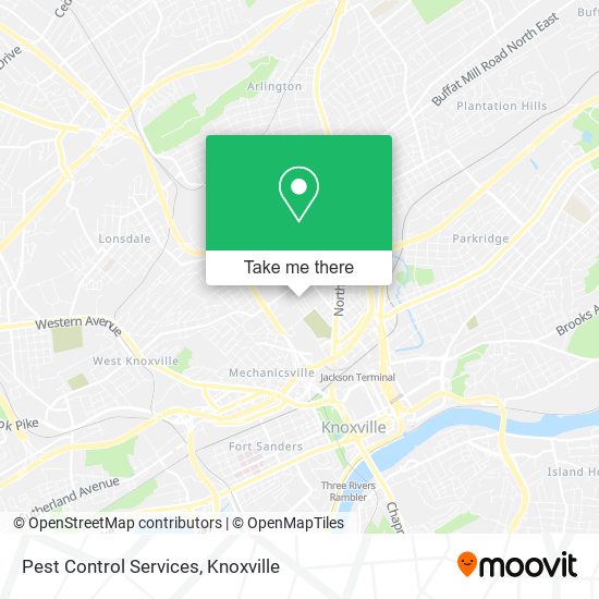 Pest Control Services map