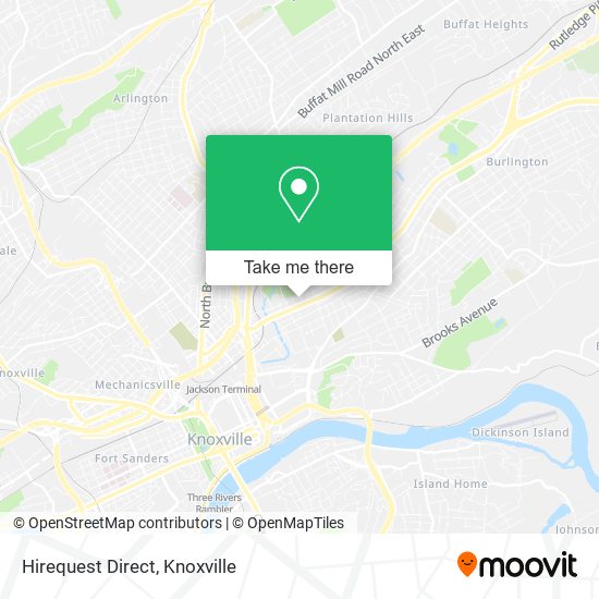 Hirequest Direct map