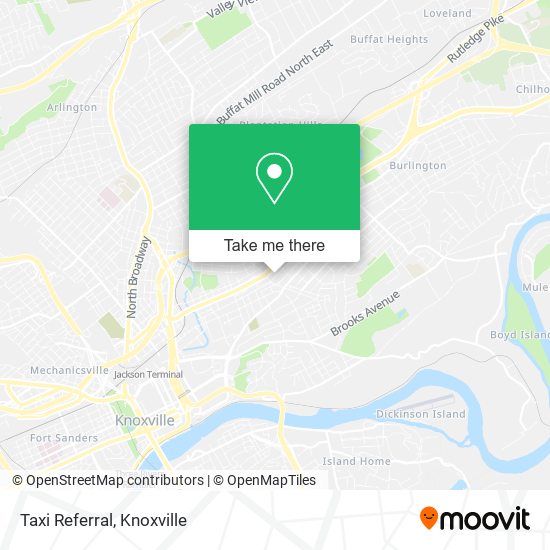 Taxi Referral map