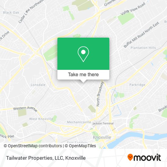 Tailwater Properties, LLC map