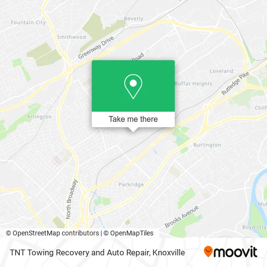 Mapa de TNT Towing Recovery and Auto Repair