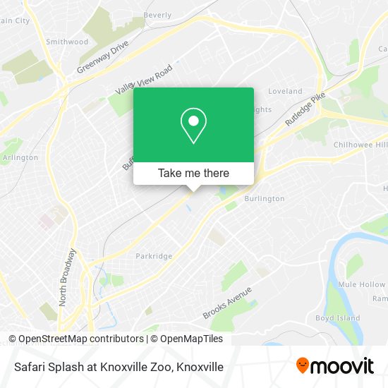 Safari Splash at Knoxville Zoo map