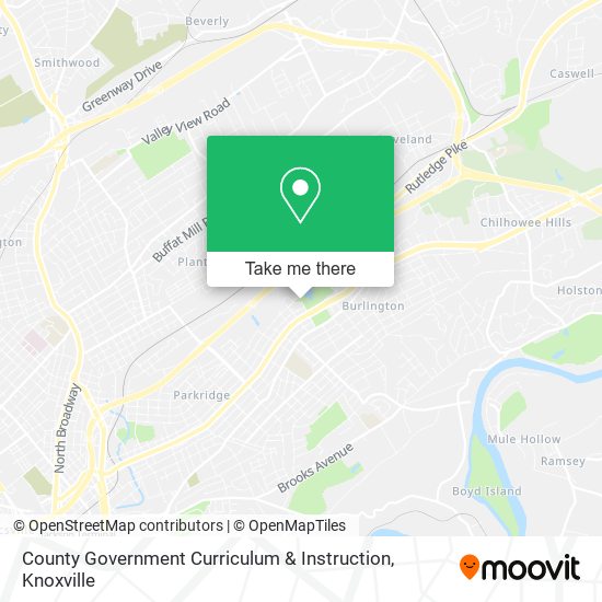 Mapa de County Government Curriculum & Instruction