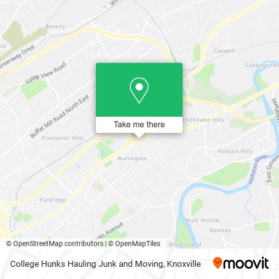 College Hunks Hauling Junk and Moving map