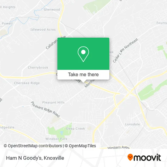 Ham N Goody's map