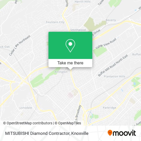 MITSUBISHI Diamond Contractor map