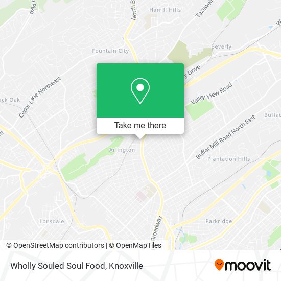 Wholly Souled Soul Food map