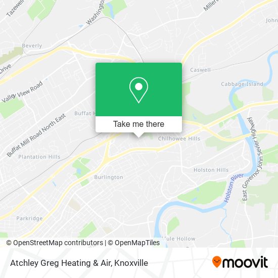 Atchley Greg Heating & Air map