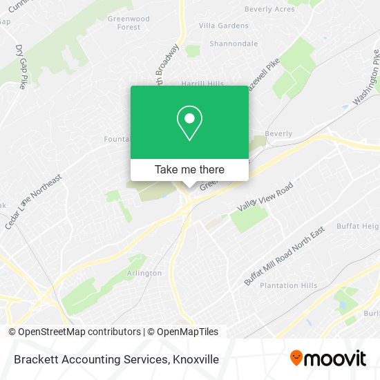 Mapa de Brackett Accounting Services