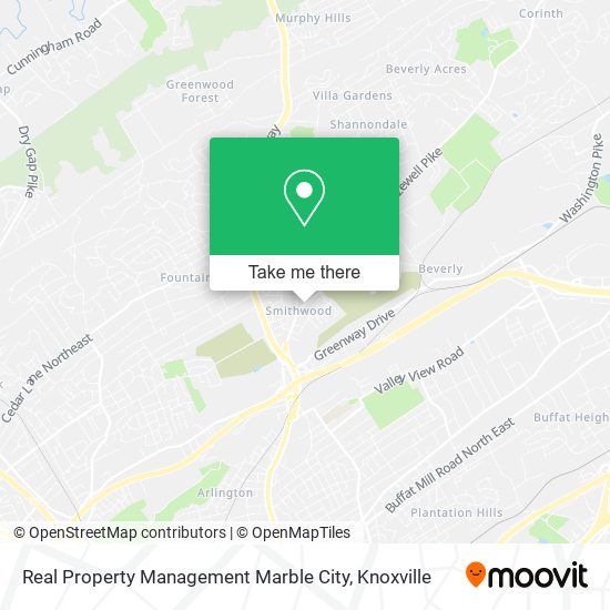 Mapa de Real Property Management Marble City