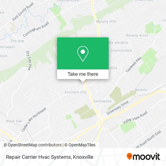 Repair Carrier Hvac Systems map
