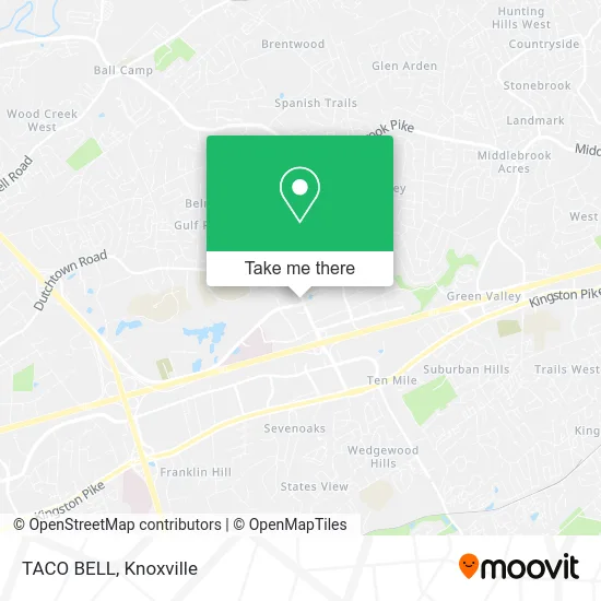 TACO BELL map