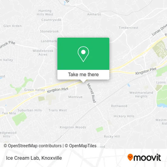 Ice Cream Lab map