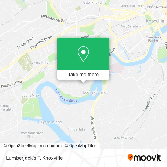 Lumberjack's T map