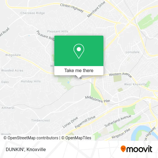 DUNKIN' map