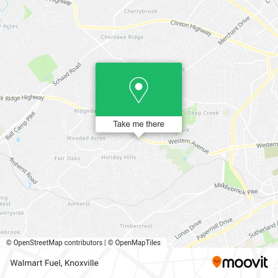 Walmart Fuel map