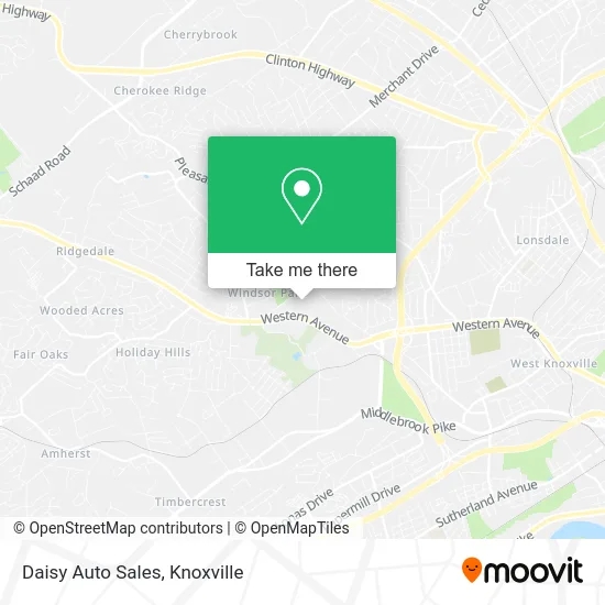 Daisy Auto Sales map