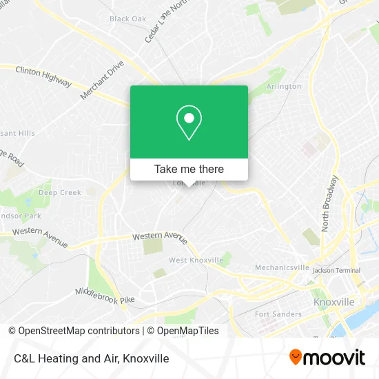 C&L Heating and Air map