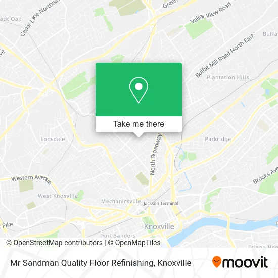 Mr Sandman Quality Floor Refinishing map