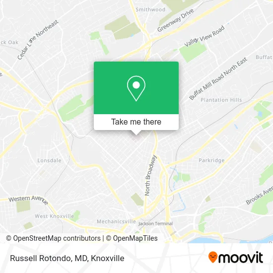 Russell Rotondo, MD map
