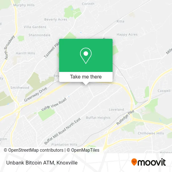 Unbank Bitcoin ATM map