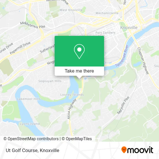 Ut Golf Course map