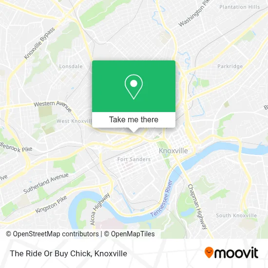 The Ride Or Buy Chick map