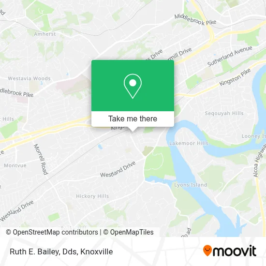 Ruth E. Bailey, Dds map