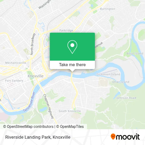 Riverside Landing Park map