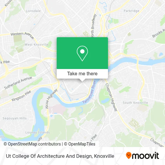 Ut College Of Architecture And Design map