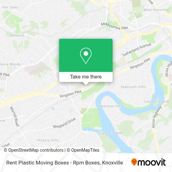 Rent Plastic Moving Boxes - Rpm Boxes map