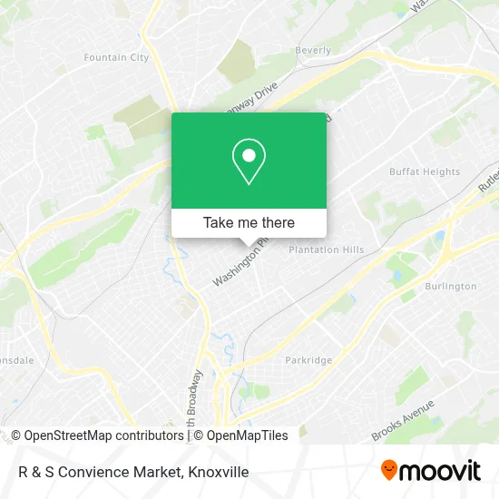 R & S Convience Market map