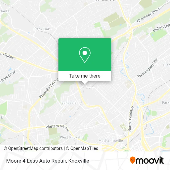Moore 4 Less Auto Repair map